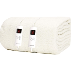 fitted double electric blanket