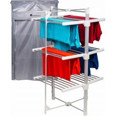 Homefront Electric Heated Clothes Horse Airer Dryer Rack with FREE Cover