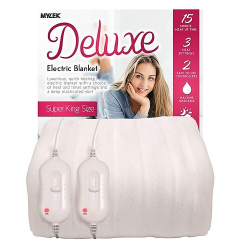 MYLEK Deluxe Electric Blanket Super King