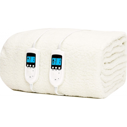 fitted double electric blanket