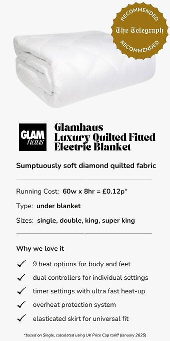 Glamhaus electric blanket